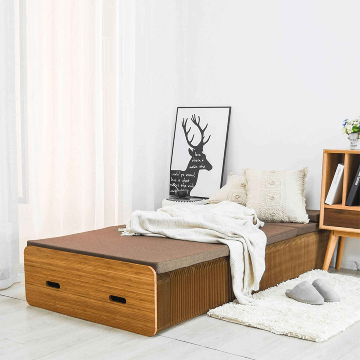 Accordion Folding Single Bed | Bed Frame | Weilai - Weilai Concept