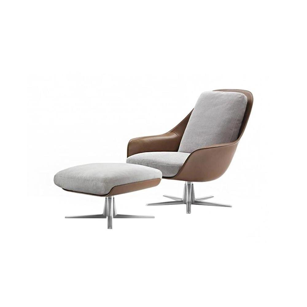 Herton Lounge Chair And Ottoman, Armchair Weilai Concept
