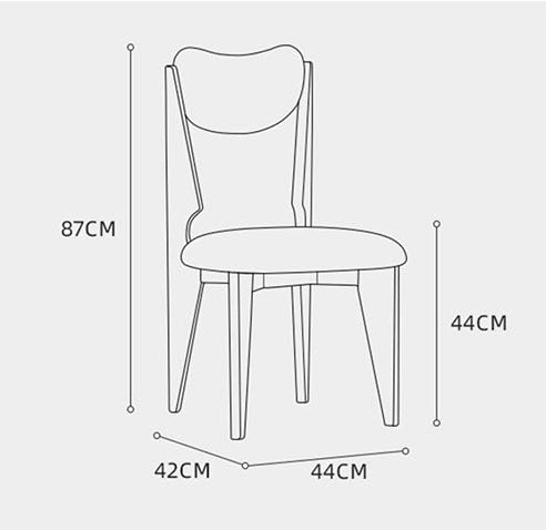 Molan Dining Chair, White Boucle