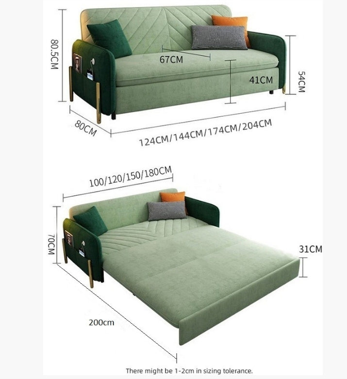 Sofá cama de dos plazas Aditi 