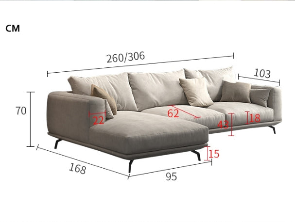 NR23 Two/Three Seater Sofa, Leathaire