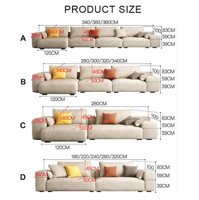 R87 Calvin Two Seater Corner Sofa, Leathaire