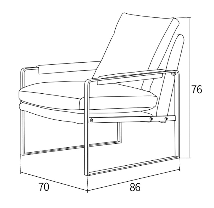 TR58 Armchair, Brown