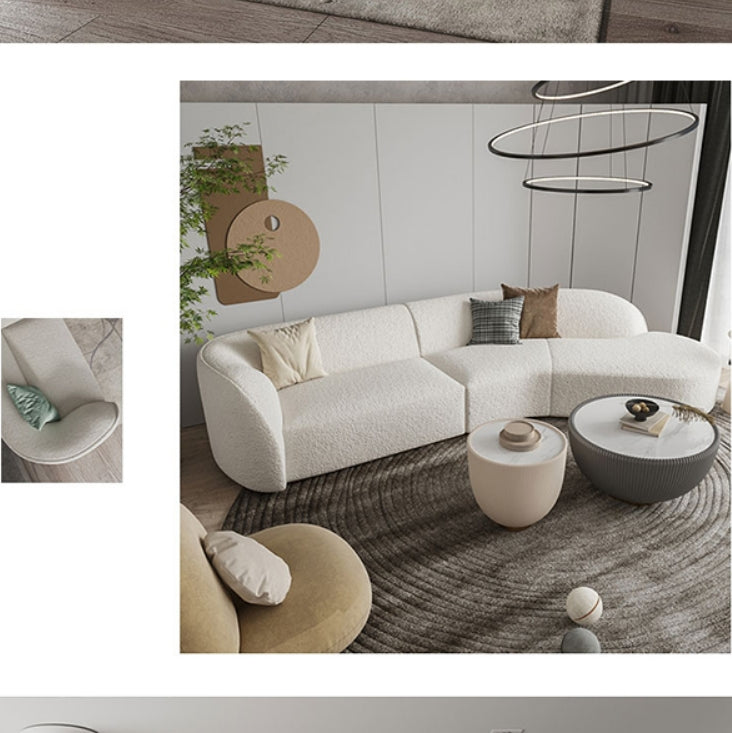 Welby Three Seater Sofa, White-Weilai Concept-Weilai Concept