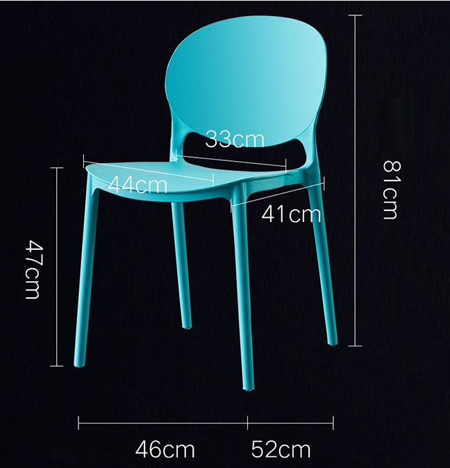 2 Pcs Aha Dining Chair, Black, Clearance