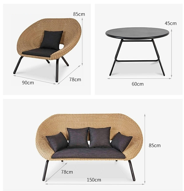 Bonsallo Rattan Armchair, Outdoor Furniture