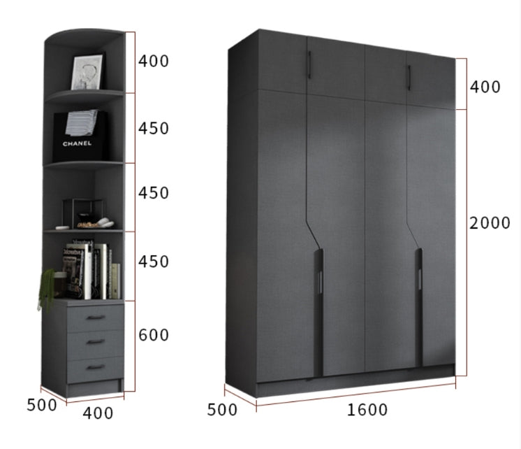 KA9381 Wardrobe, Different Sizes Available