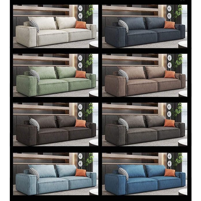 R67 Anselm Four Seater, Five Seater Sofa, Corner Sofa, Leathaire-Weilai Concept-Weilai Concept