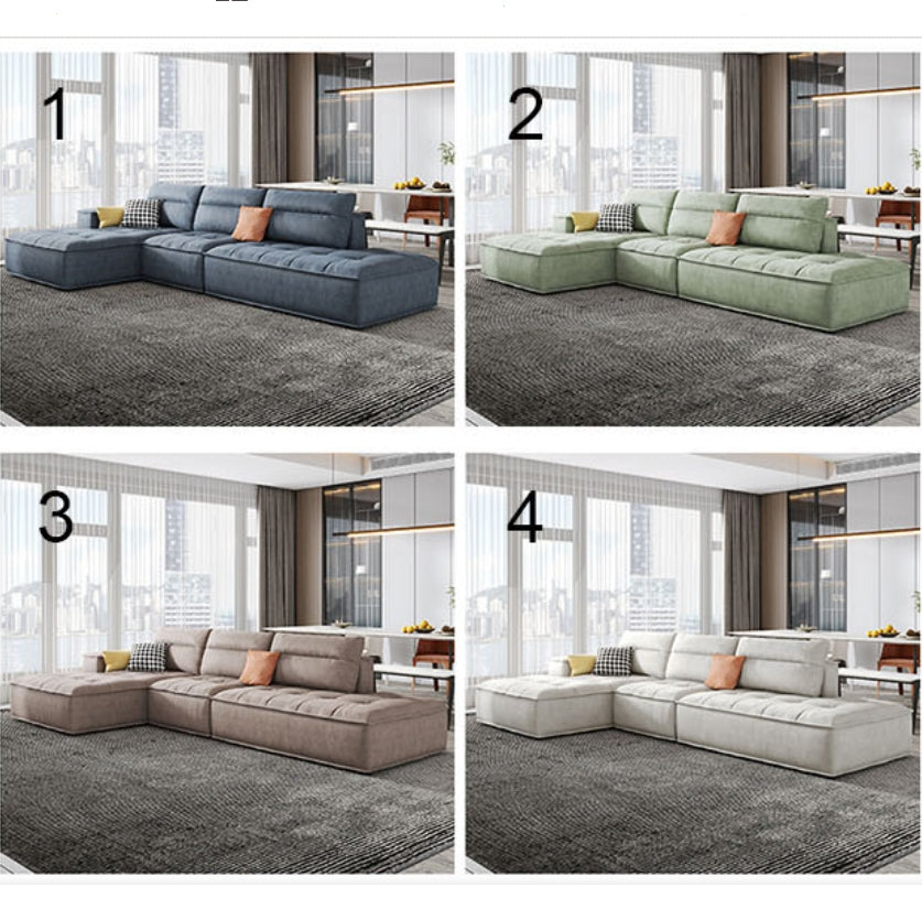 R97 Lou Two Seater, Three Seater, Four Seater, Five Seater Sofa, Corner Sofa, Leathaire-Weilai Concept-Weilai Concept