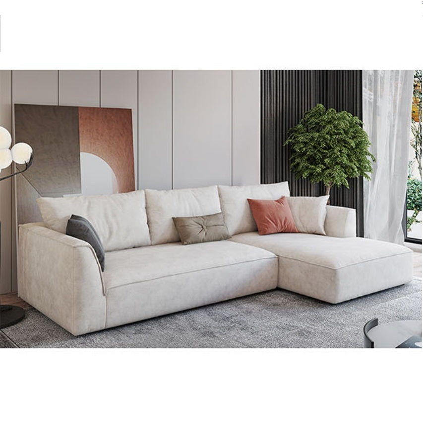 R77 Dexter Two Seater Corner Sofa, Leathaire 260cm For Display