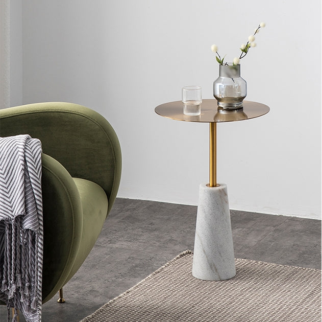 Table d'appoint Kilby, marbre 