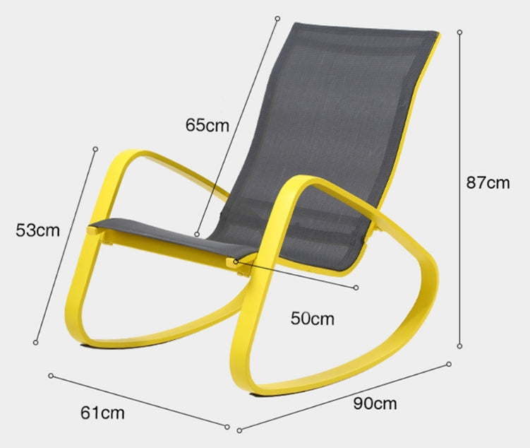 Chaise à bascule moderne IP023, mobilier d'intérieur/extérieur