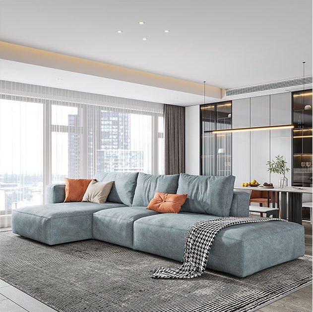 Samona Three Seater Sofa, Modular Sofa, Leathaire-Weilai Concept-Weilai Concept