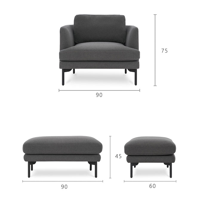 Haven Three Seater / Four Seater Corner Sofa, Linen-Weilai Concept-Weilai Concept