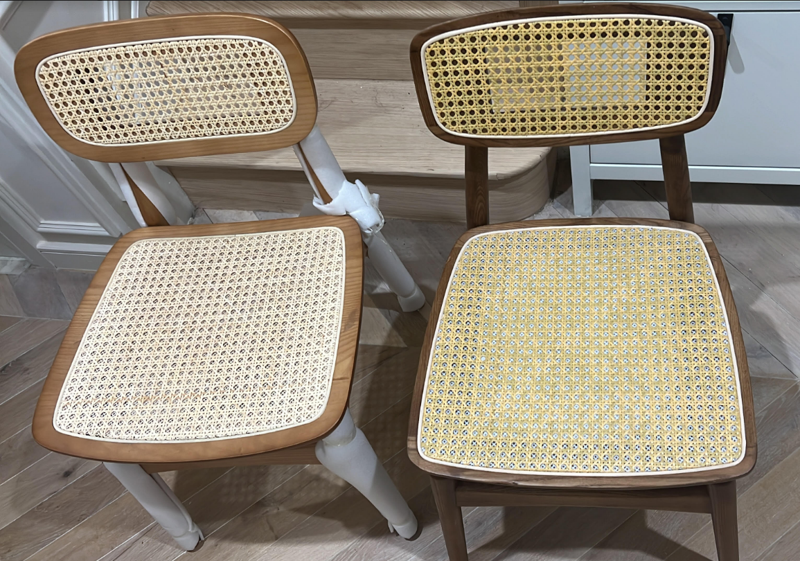 Hans Style Rattan Dining Chair, Oak | Dining Chair For Sale | Weilai ...