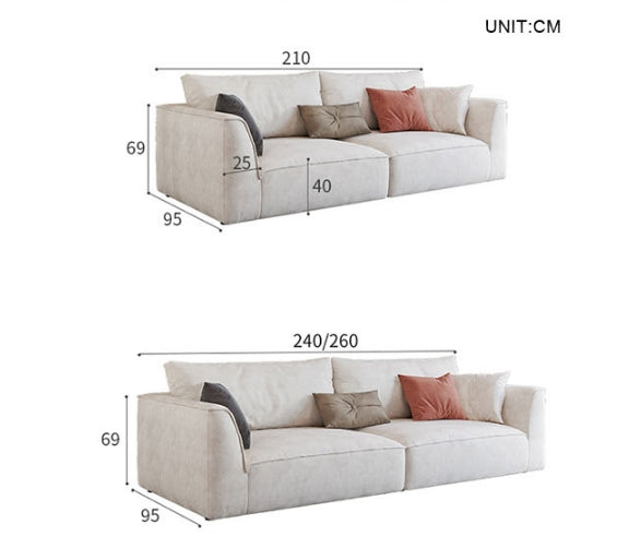 R77 Dexter Two Seater Corner Sofa, Leathaire