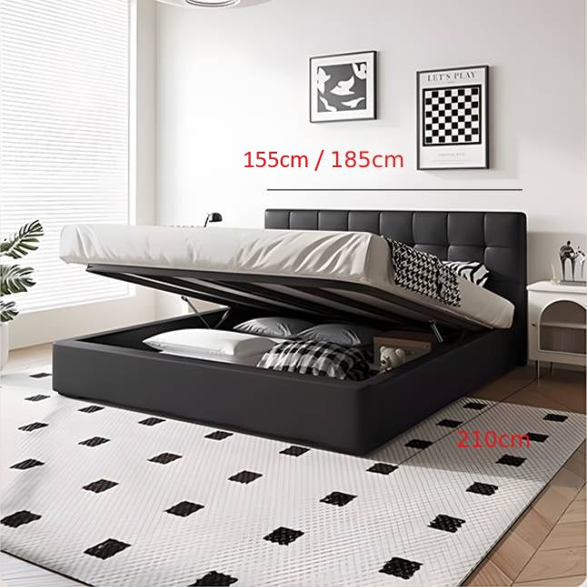 Stella King Size / Super King Size Bed, Black