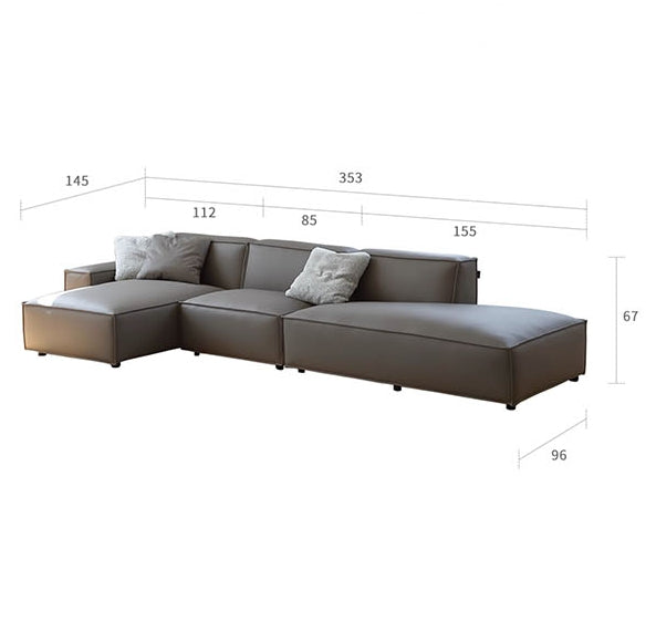 Valdemar Three Seater, Four Seater, Corner Sofa, Leathaire-Weilai Concept-Weilai Concept