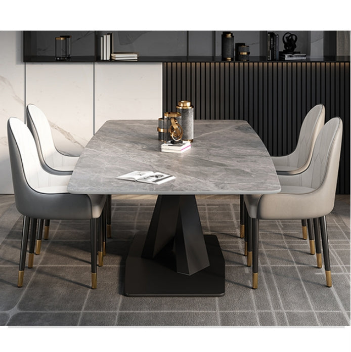 Sanders Dining Table, Sintered Stone, Grey 160cm, Clearance-Weilai Concept-Weilai Concept