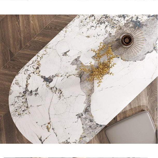 Costanza Dining Table, Sintered Stone, White-Weilai Concept-Weilai Concept