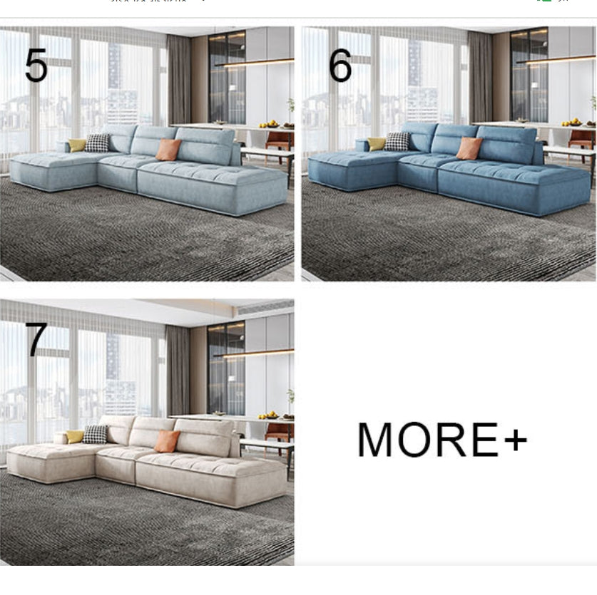 R97 Lou Two Seater, Three Seater, Four Seater, Five Seater Sofa, Corner Sofa, Leathaire-Weilai Concept-Weilai Concept