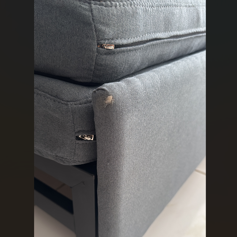 Gabriel Two Seater Sofa Bed, 200cm Dark Grey For Display With Damage
