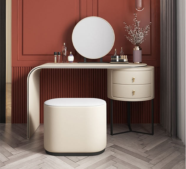 Noorali Dressing Table with Mirror, More Colors Available