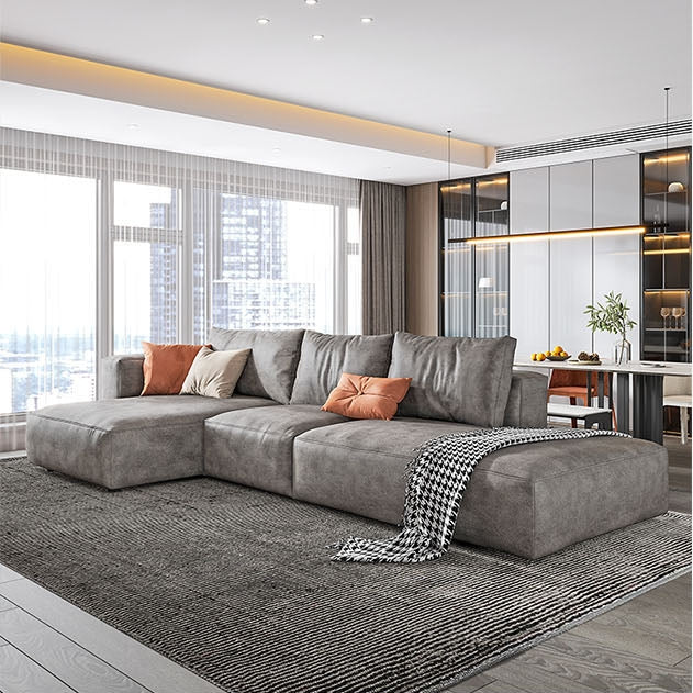 Samona Three Seater Sofa, Modular Sofa, Leathaire