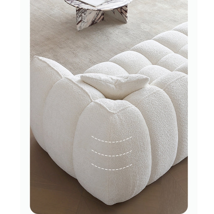 Oxley Pumpkin Single Seater Sofa, Armchair, White-Weilai Concept-Weilai Concept