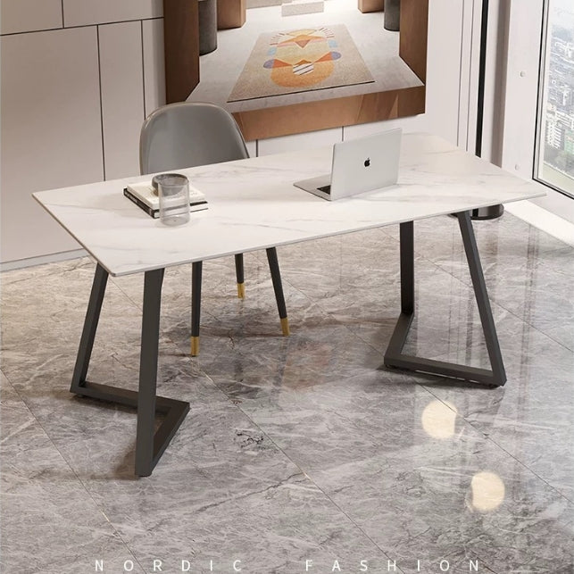 Sierra Office Desk, Sintered Stone-Weilai Concept-Weilai Concept