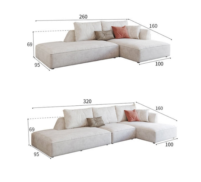 R77 Dexter Three Seater Sofa, Leathaire
