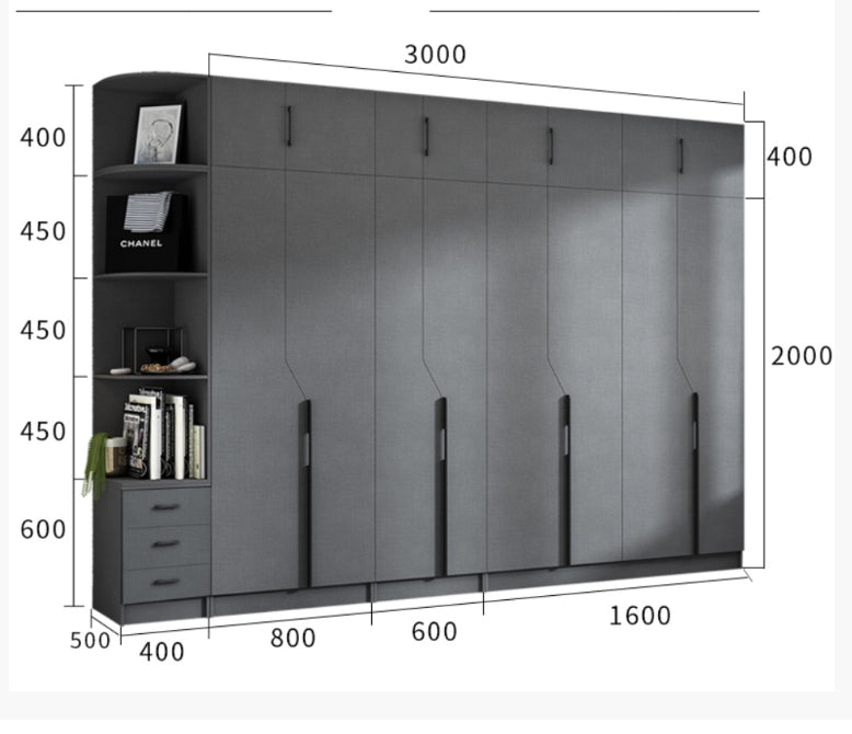 KA9381 Wardrobe, Different Sizes Available