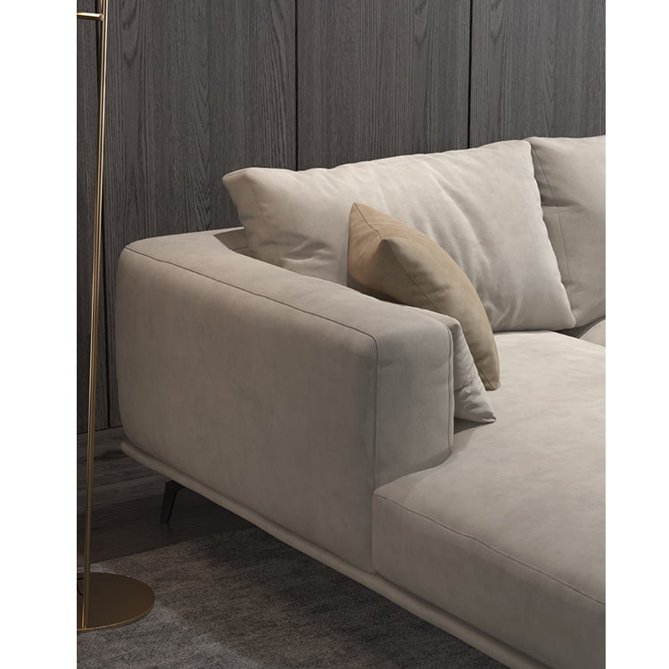 NR23 Four Seater Corner Sofa, Leathaire-Weilai Concept-Weilai Concept