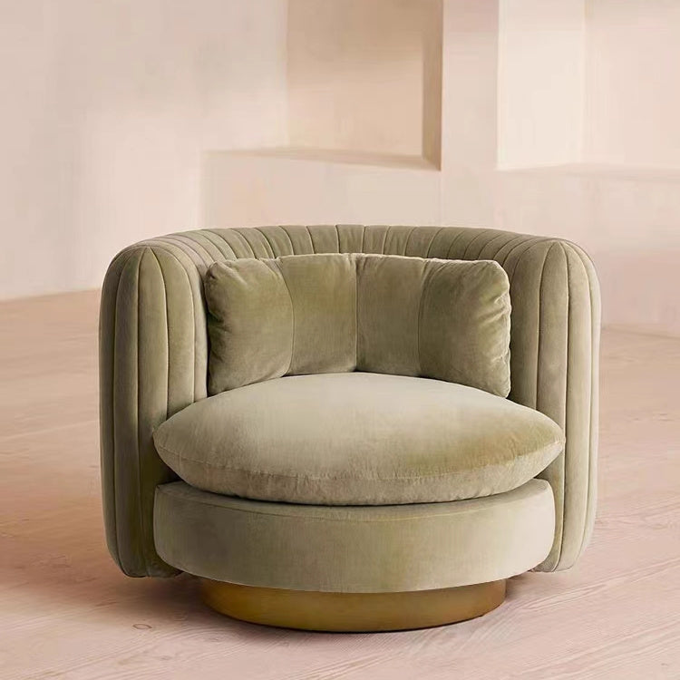 Nova Swivel Armchair, Boucle