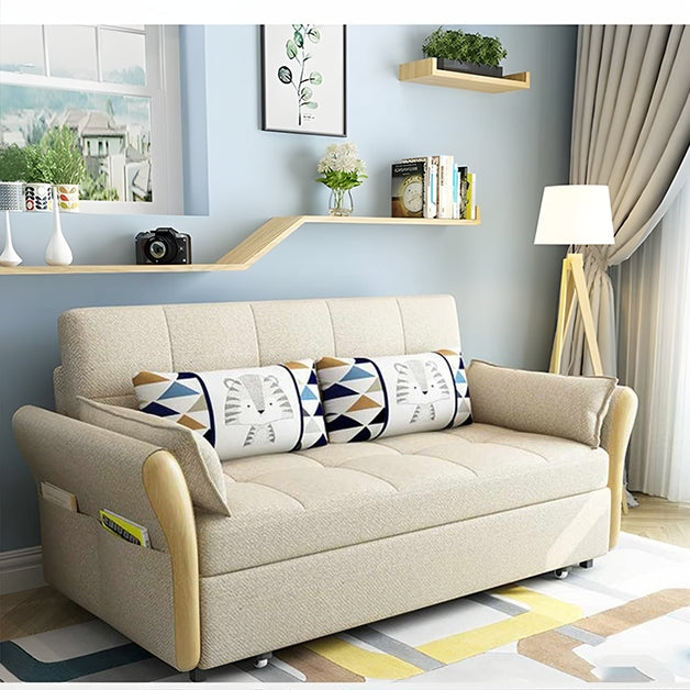 SB152 Two Seater Sofa Bed, Blue-Weilai Concept-Weilai Concept