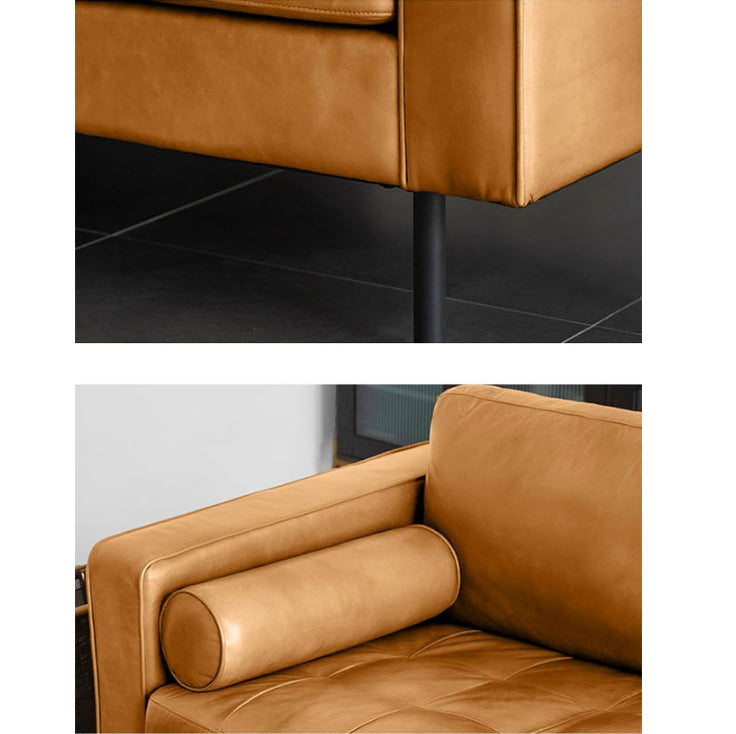 Porto Two Seater Sofa, Real Leather-Two Seater Sofa-Weilai Concept-Weilai Concept