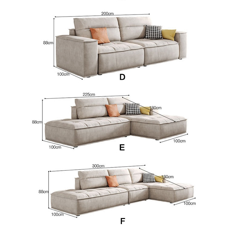 R97 Lou Two Seater, Three Seater, Four Seater, Five Seater Sofa, Corner Sofa, Leathaire-Weilai Concept-Weilai Concept