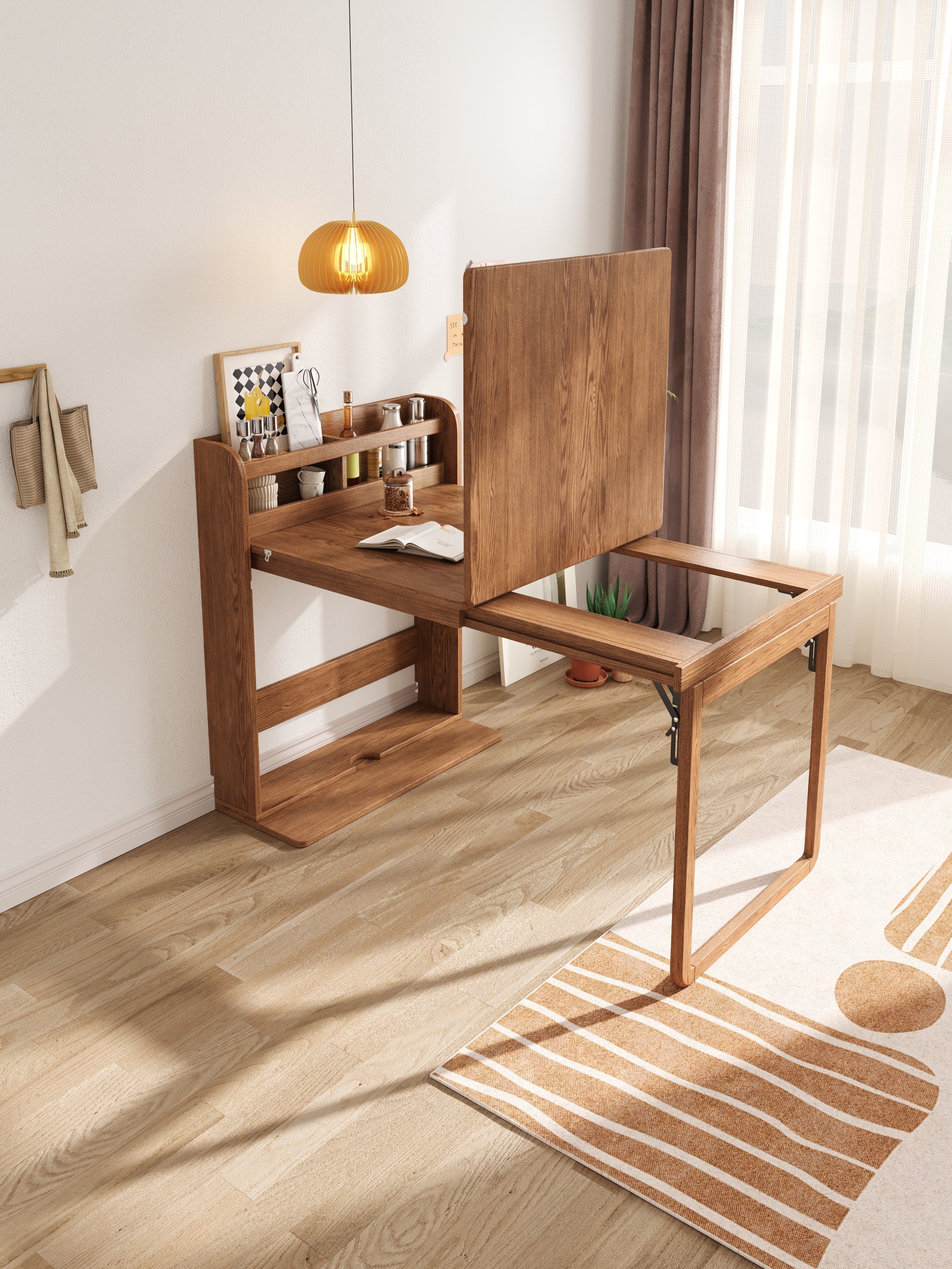 Atos Folding Dining Table, Wood｜Rit Concept