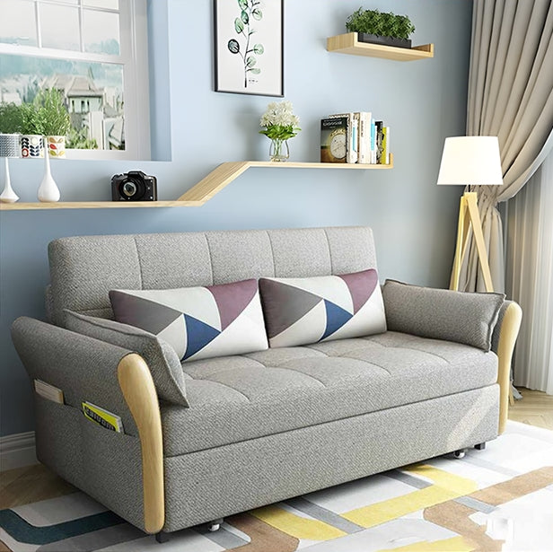 SB152 Two Seater Sofa Bed, Blue-Weilai Concept-Weilai Concept