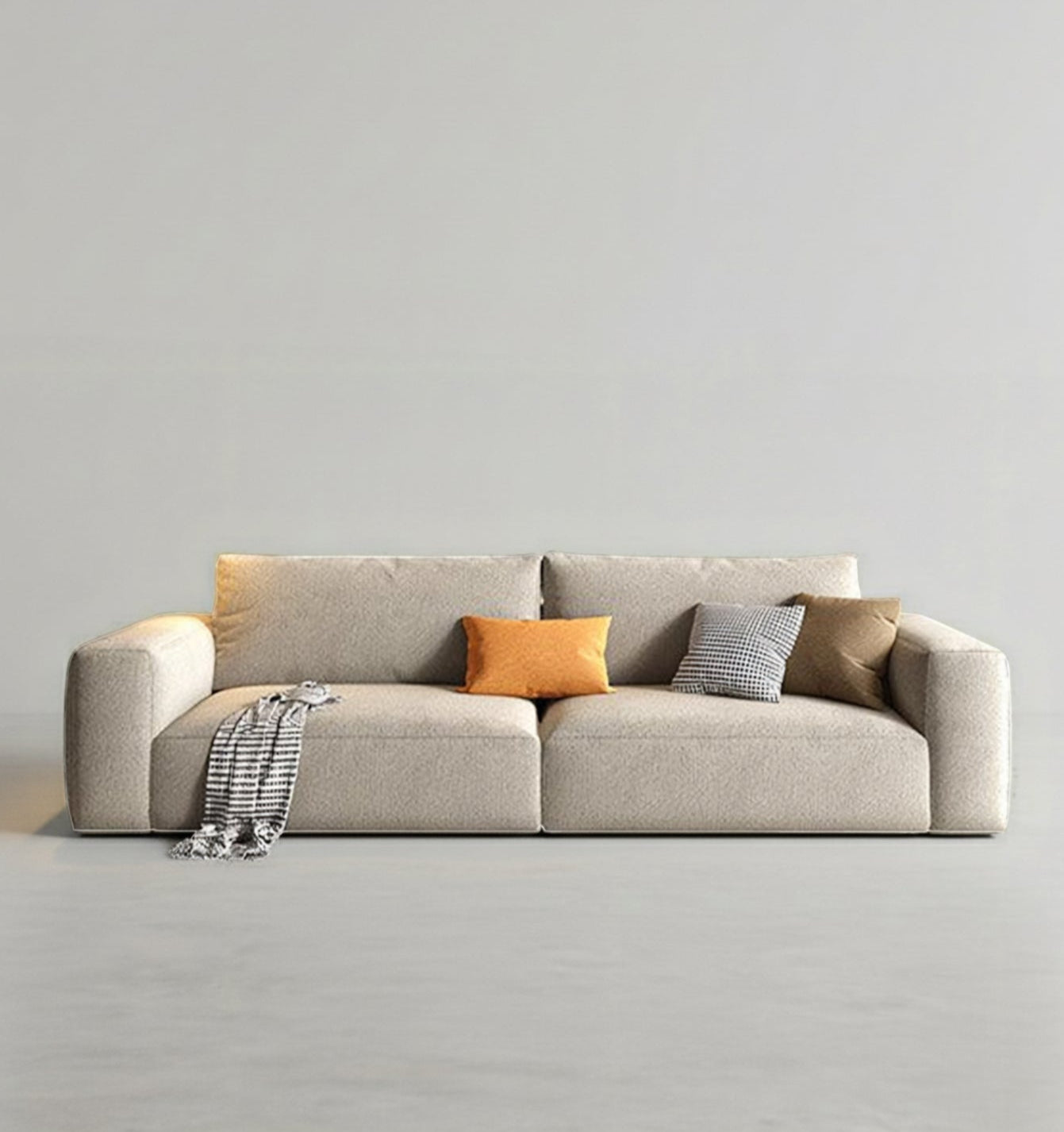 Lionel Two Seater Sofa, Linen
