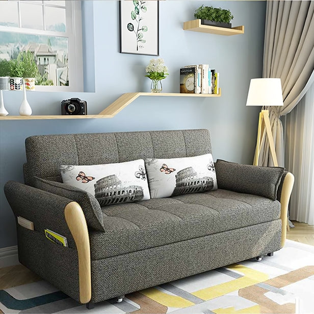 SB152 Two Seater Sofa Bed, Blue-Weilai Concept-Weilai Concept