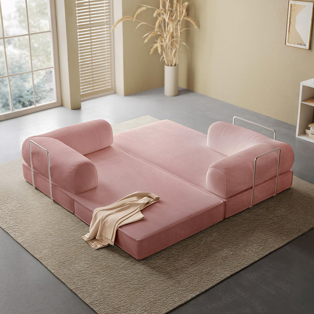 Van Buren Foldable Lazy Sofa Bed, Corduroy