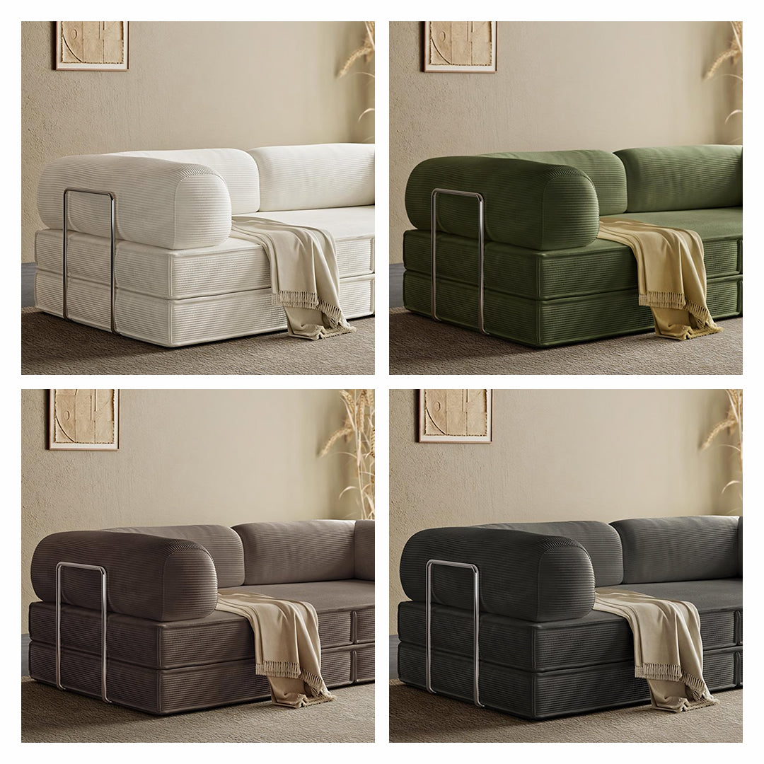 Van Buren Foldable Lazy Sofa Bed, Corduroy