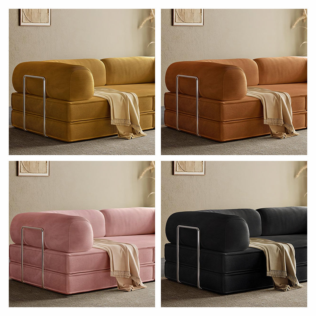 Van Buren Foldable Lazy Sofa Bed, Corduroy