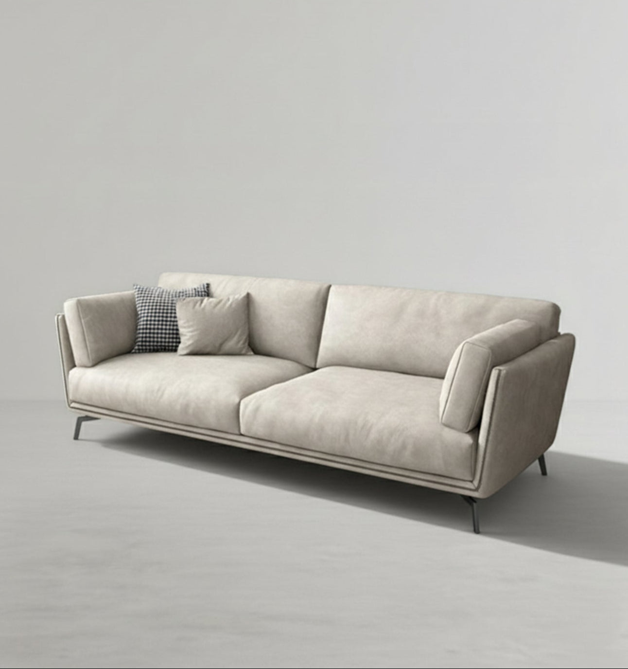Reynold Two Seater Sofa, Leatheraire