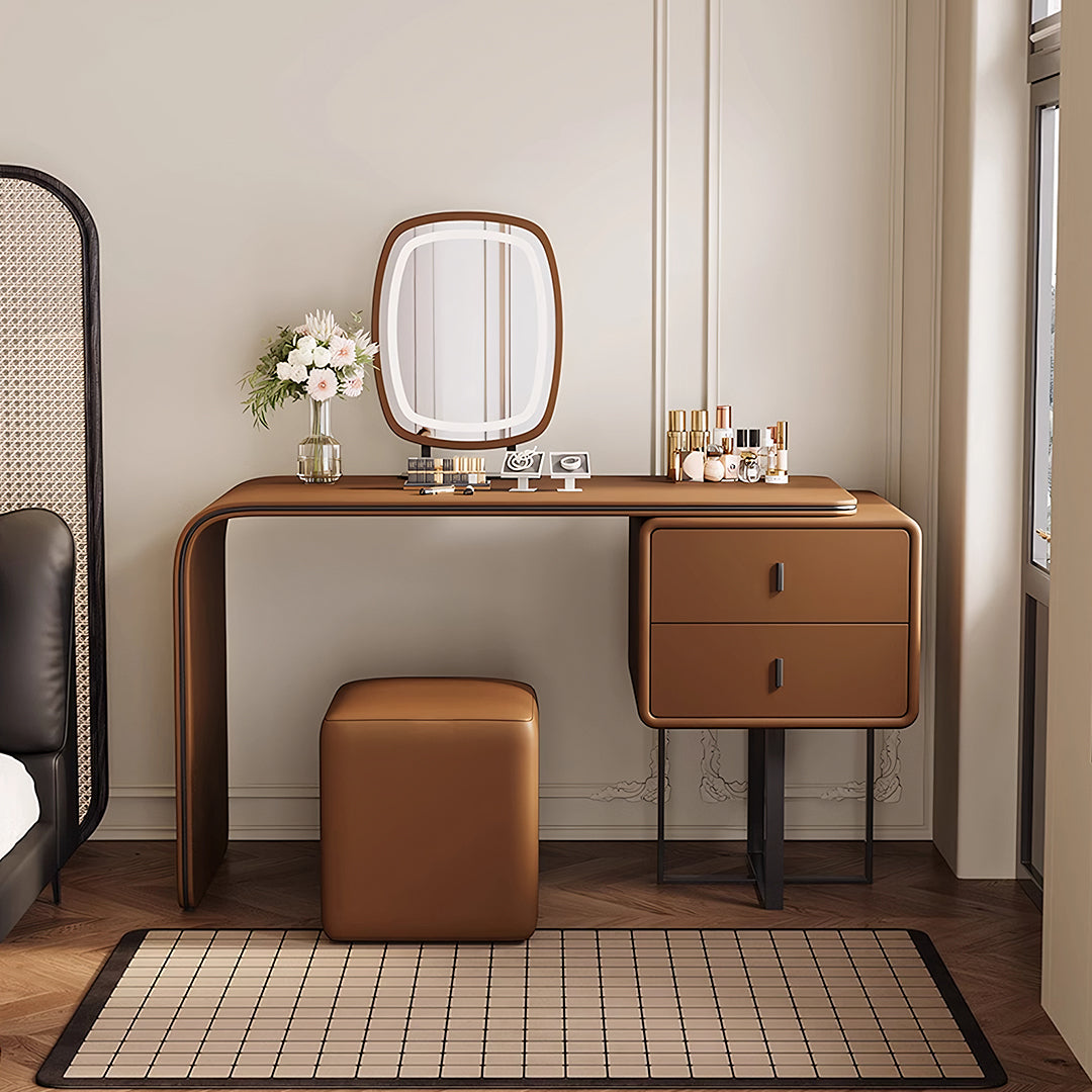 Nelson Dressing Table, Brown, More Colours Available-Weilai Concept-Weilai Concept