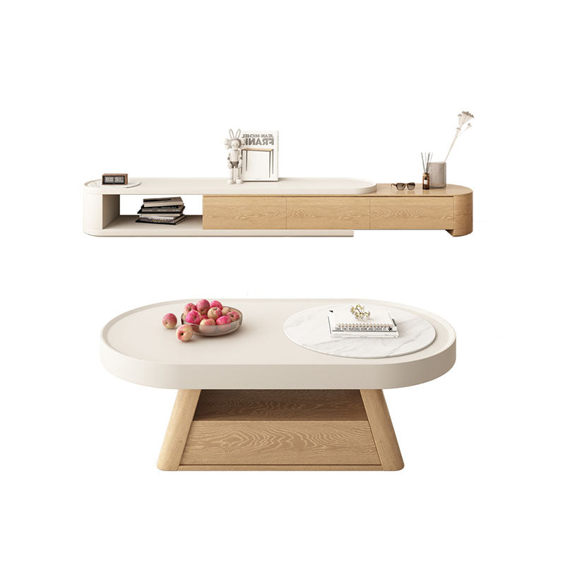 Quentina Coffee Table Set, With TV Stand