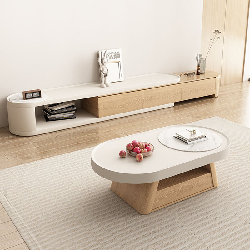 Quentina Coffee Table Set, With TV Stand