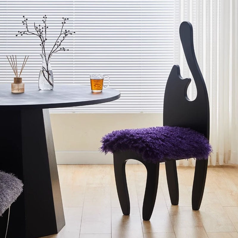 Tiffany Black Cat Dining Chair