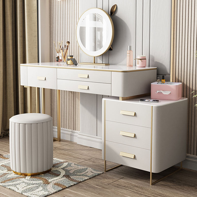 Elysium Dressing Table With LED Mirror, White